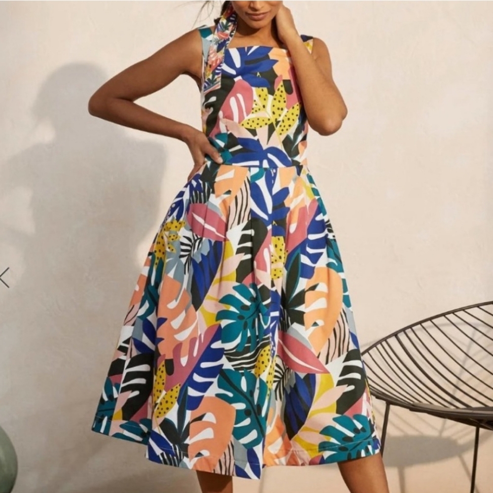 BODEN Aubrey Cotton Midi Dress 14